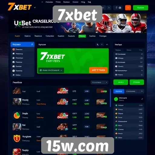 Interface do usuário do 7xbet é intuitiva e moderna